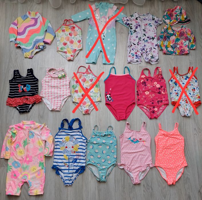 Купальники на дівчинку 68-74, 80-86, 92, 104 розмір