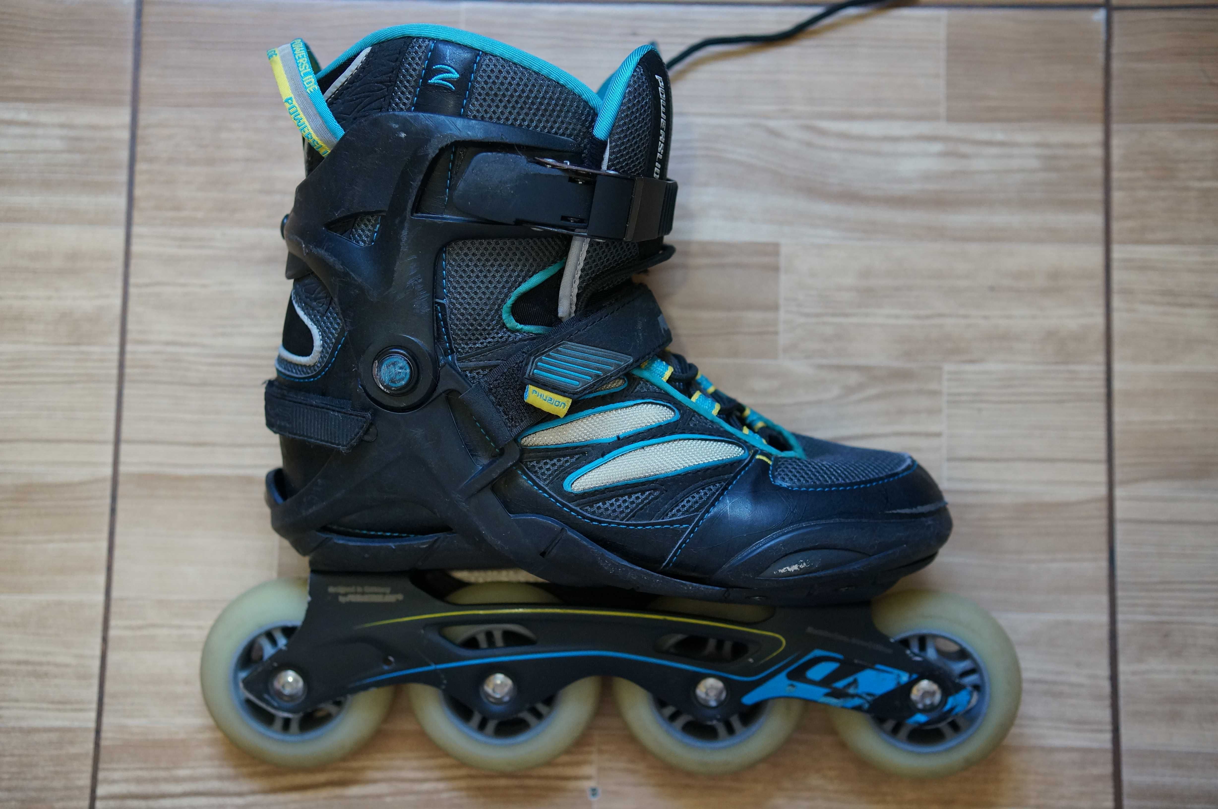 Ролики Powerslide PHUZION Epsilon + комплект коліс Hyper Concrete