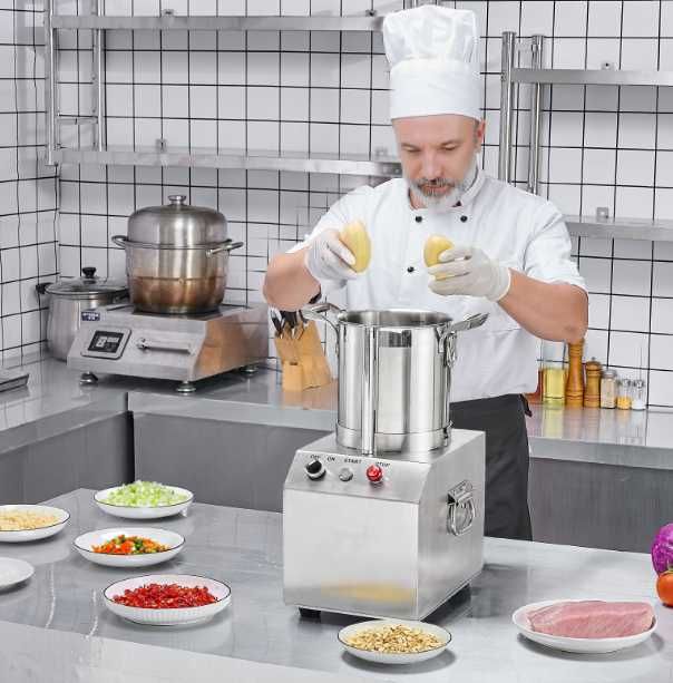 Wielofunkcyjny Siekacz do Warzyw, Mięsa i Owoców – 4L, Stal Nierdzewna