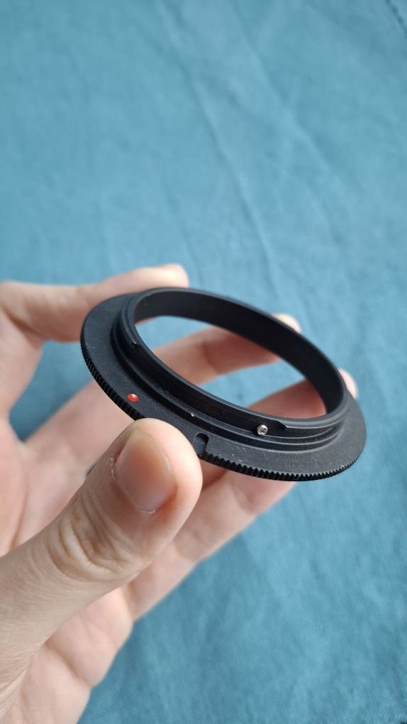 Adapter do odwrotnego montażu obiektywu 58mm