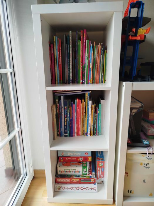 Ikea Kallax z 3 półkami
