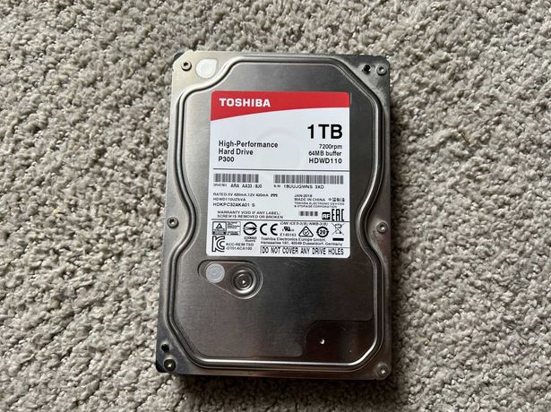 Dysk Toshiba P300 1TB 7200RPM SATA III 3,5"