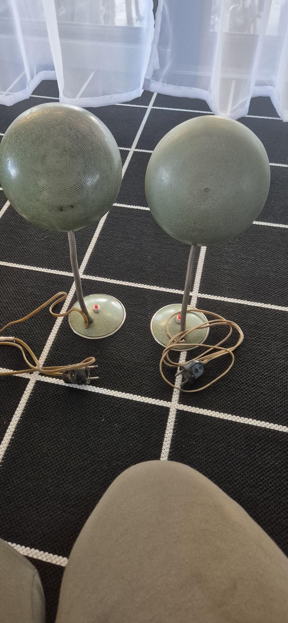 Lampka nocna polam grzybek x2 i muchomorek prl retro