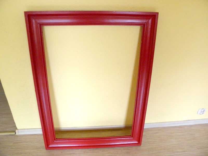 Stara pamiątkowa rama ramy do obrazu na obraz  drewno oprawa z prl-u