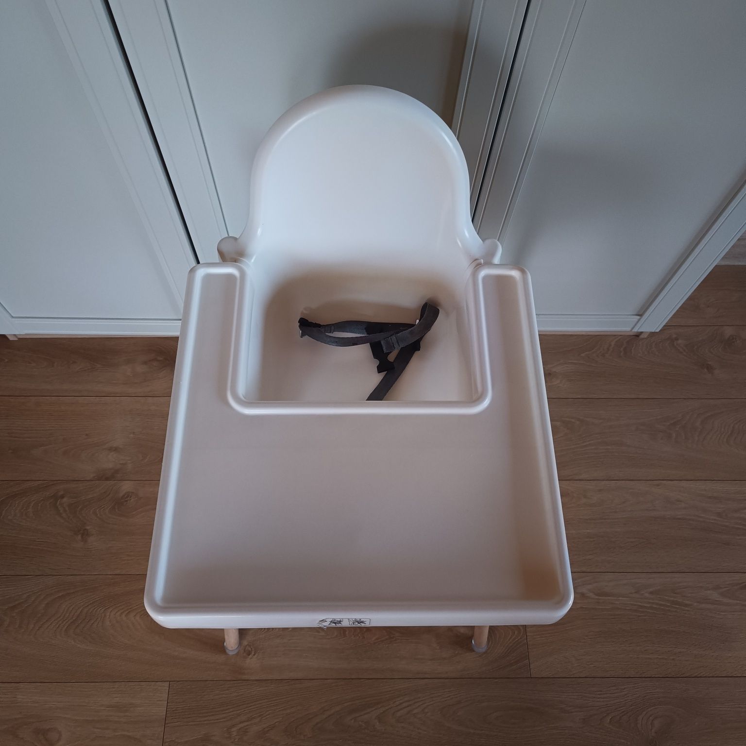 Krzesełko Ikea Antilop drewniane nogi podnóżek