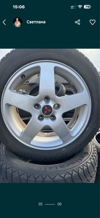 Оригинал  комплект литые диски с резиной r17 5/114.3