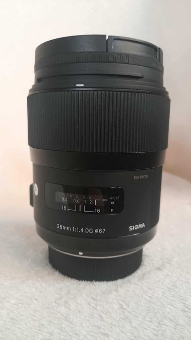 jak NOWY obiektyw SIGMA Art 35 mm F1.4 DG HSM mocowanie Nikon