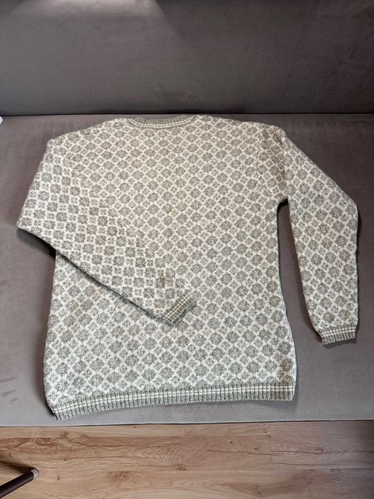 Norweski sweter męski 100% wełna Greenwood r. M/L