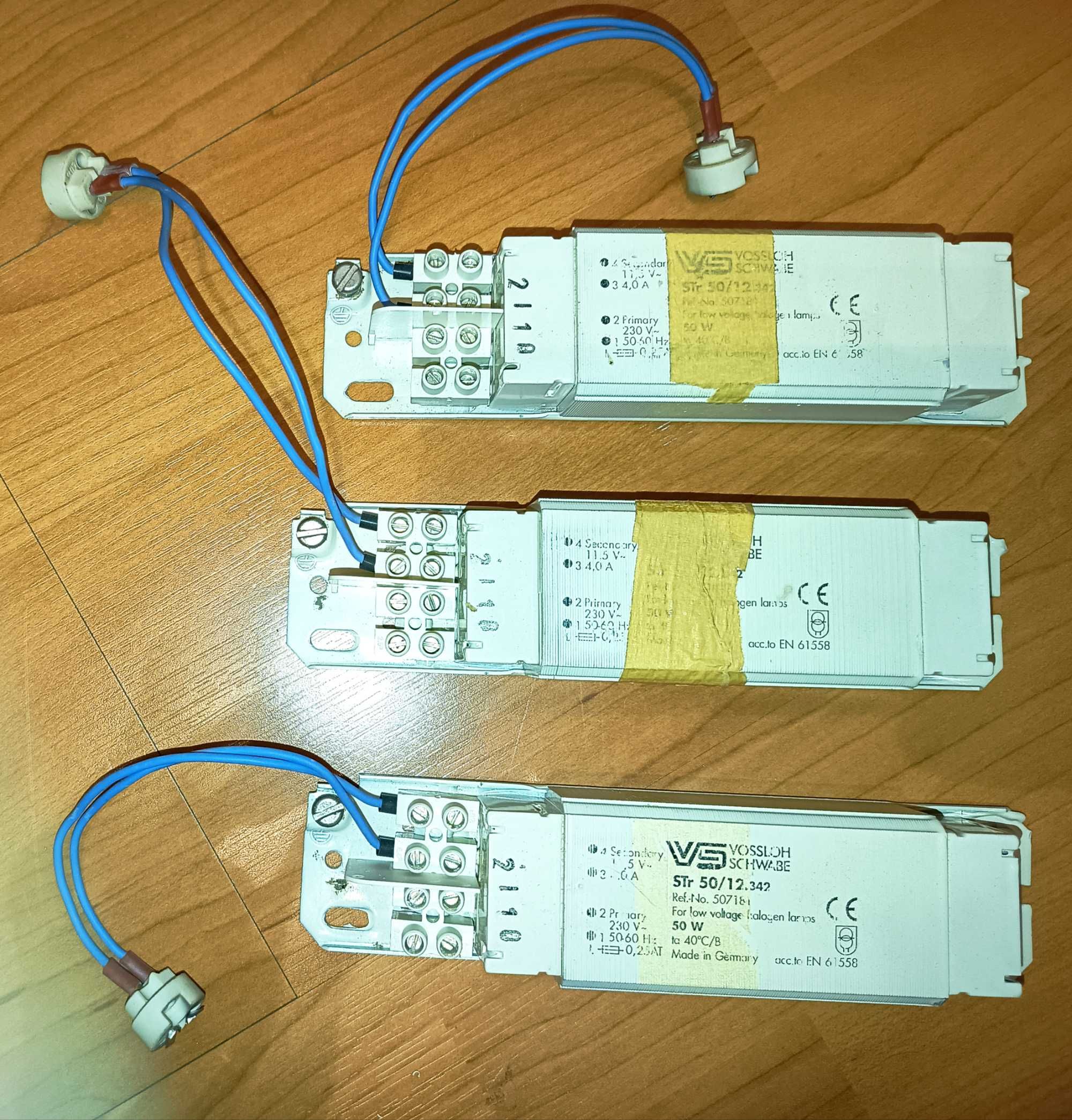 3 Transformadores Electromagnéticos Vossloh Schwabe 50W