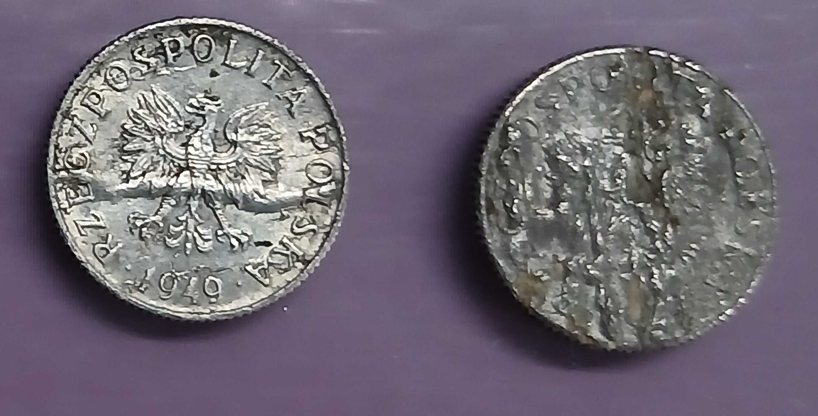 1 grosz 1949r. x 3 Destrukty