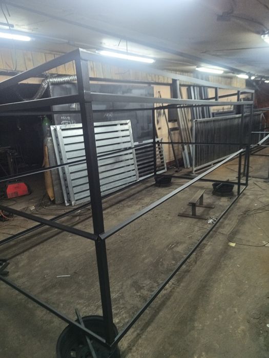 Rama, stelaż konstrukcja boksu dla psa 4x2