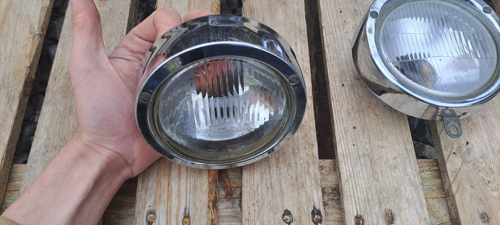 Lampy Jawa 50 Mustang Lampa Klosz Jawa Kaczka Odblask Pancerka Licznik