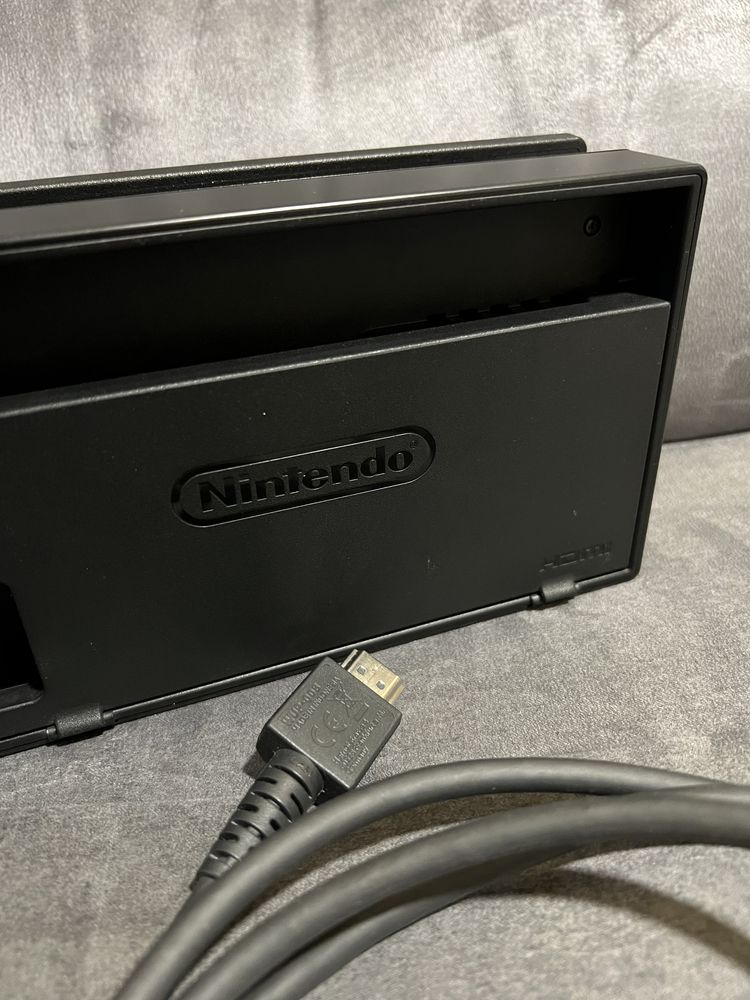 Nintendo switch dock set, dock + carregador + cabo hdmi