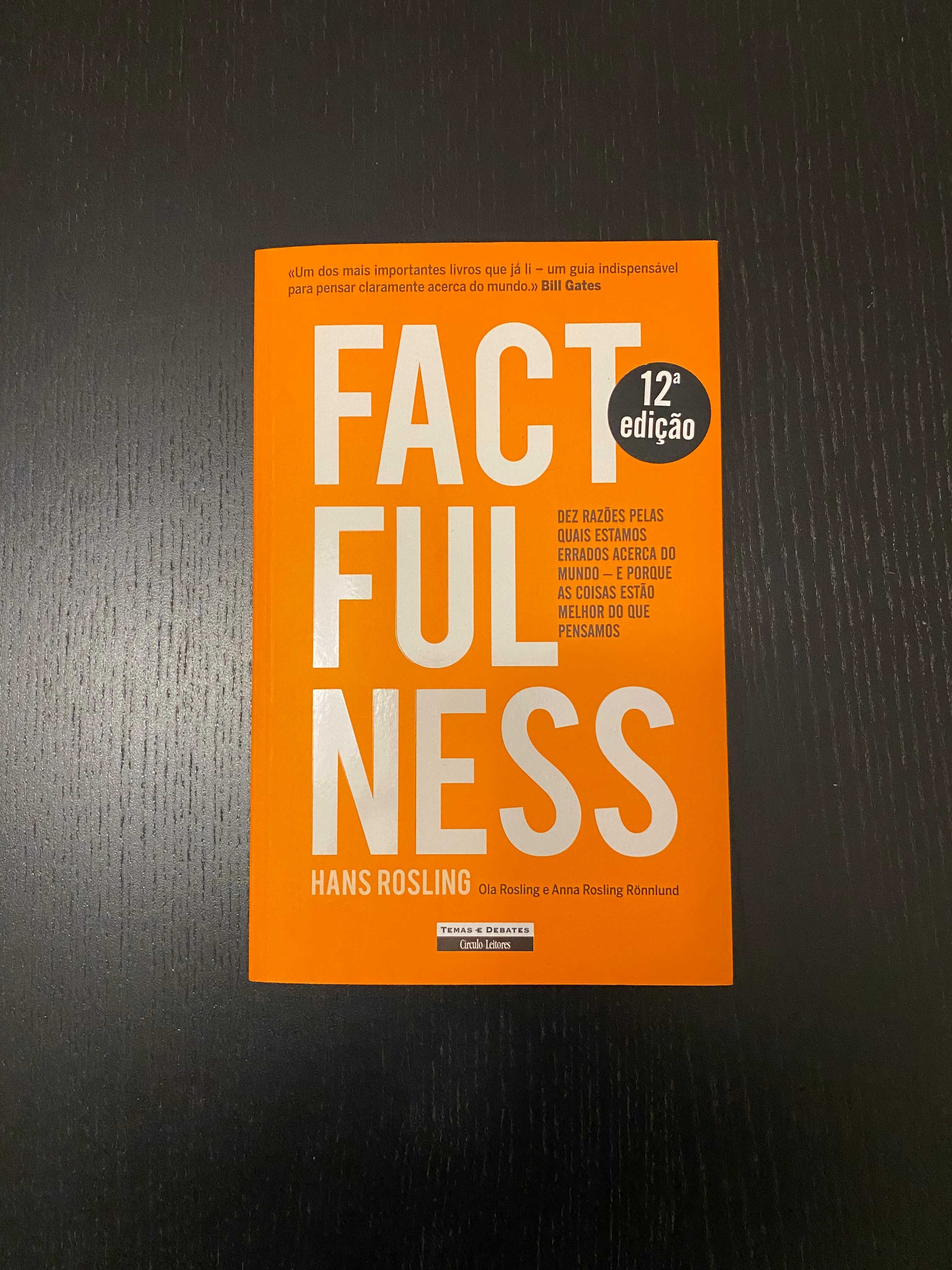 Livro Factfulness - razões pelas quais estamos errados acerca do mundo