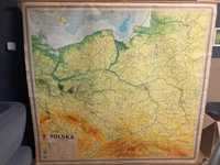 Mapa polski  duża