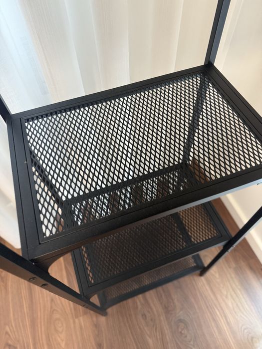 Estante metálica e madeira 51cmX136cm