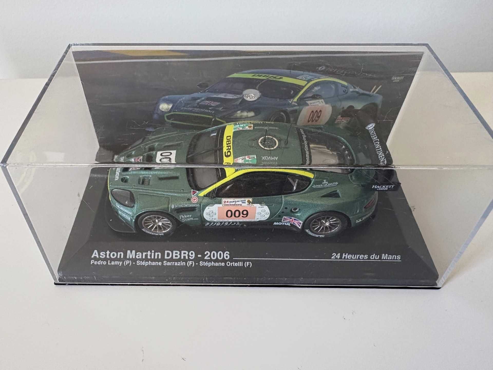 1:43 Pedro Lamy IXO Peugeot 908 Hdi 2007 + Altaya Aston Martin 2006