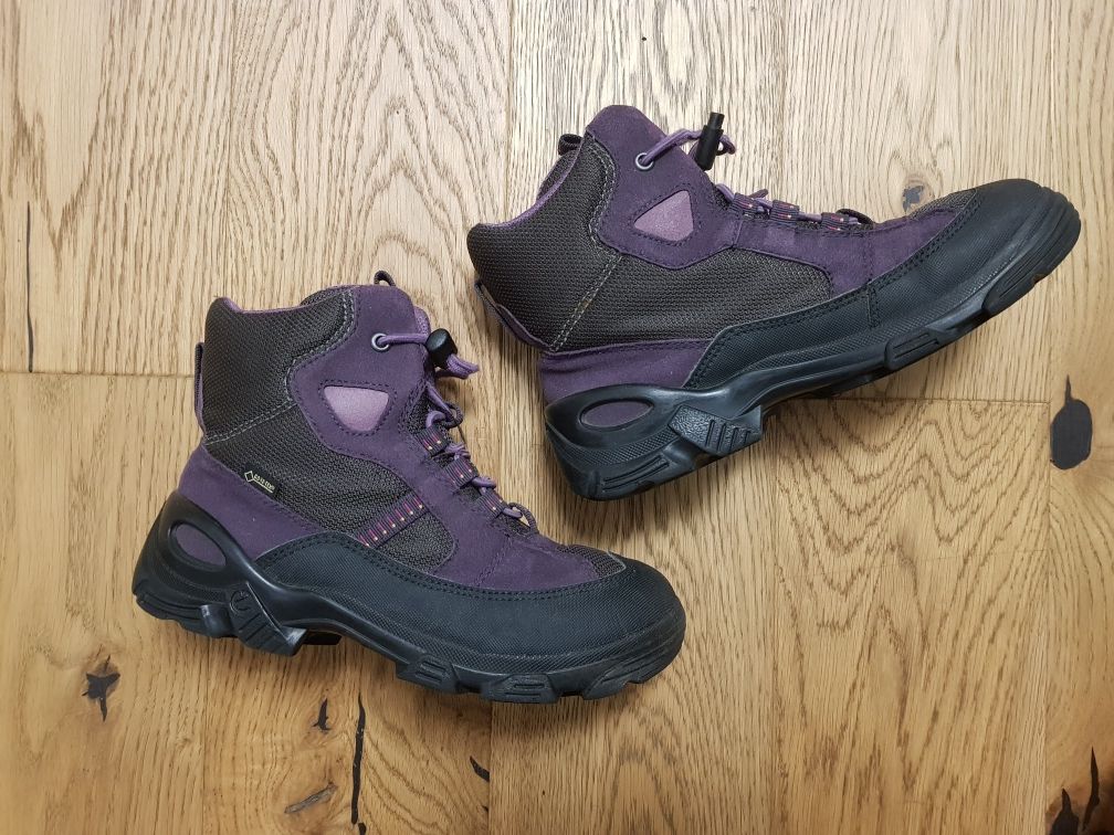 ECCO Speedlace Buty zimowe 32 wkł. 21 cm Śniegowce Gore-Tex Skóra