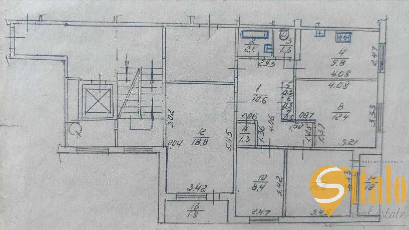 Продаж 4 кімнатної квартири, Полуботка