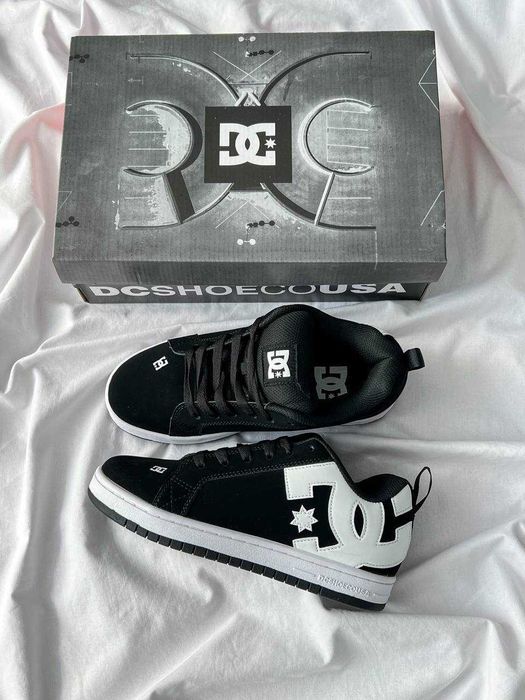 SALE! DC Shoes Court Graffik Black White 36 37 38 39 40 41 42 43 44 45