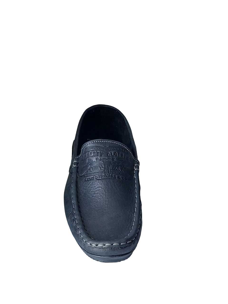 Мокасины Levi’s (Levi Strauss & Co) 8001 кожаные черные р-ры : 39-45