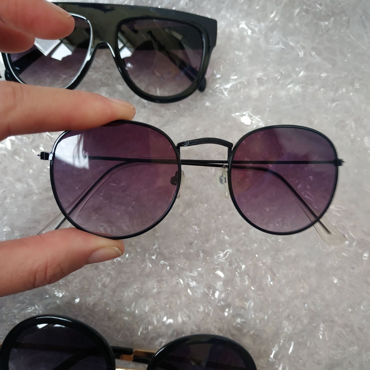 Модные очки, солнцезащитные очки,ромбы,ray ban