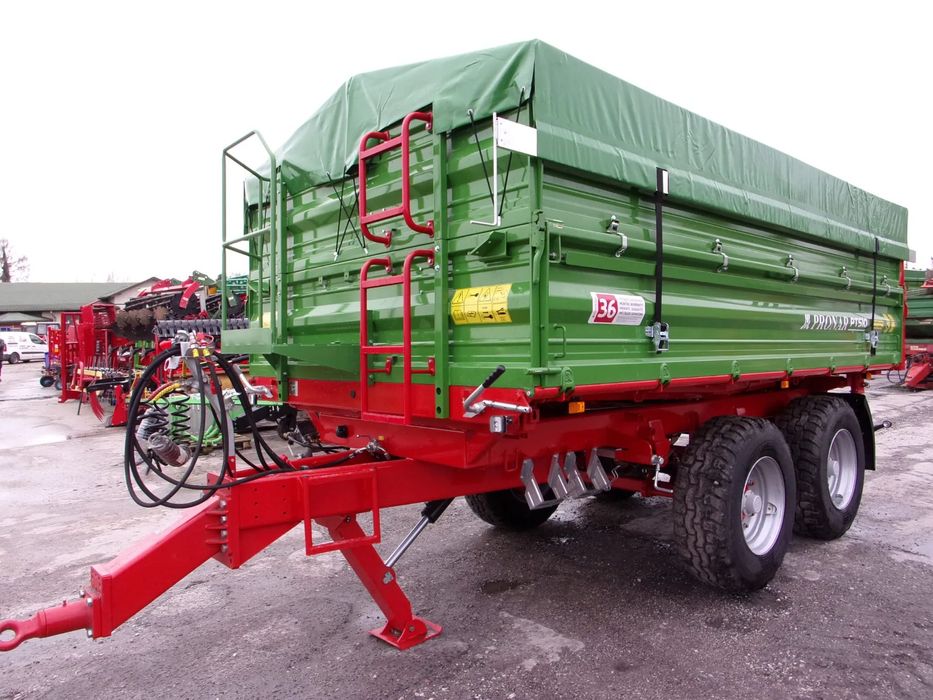 Pronar Przyczepa TANDEM paletowa PT510 / PT-512 /T-663/2 ; Ursus T-042 tandem 7-ton z mechanizmem trójstronnego wywrotu  Ursus T-042 tandem 7-ton Dostępna w Rad-Masz, Rolamasz Opoczno