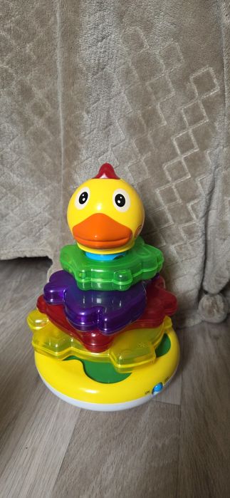 Лот(набір) іграшок. Книжечка з віршиками. Краб. Піраміда. Слоненя. Тел