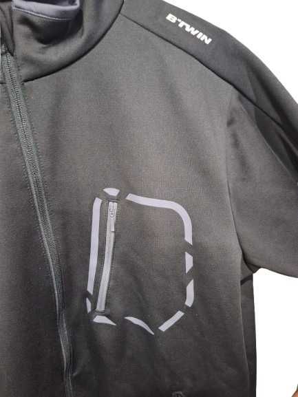 B'TWIN Kurtka Rowerowa Softshell Bluza Przeciwdeszczowa MEMBRANA # XL