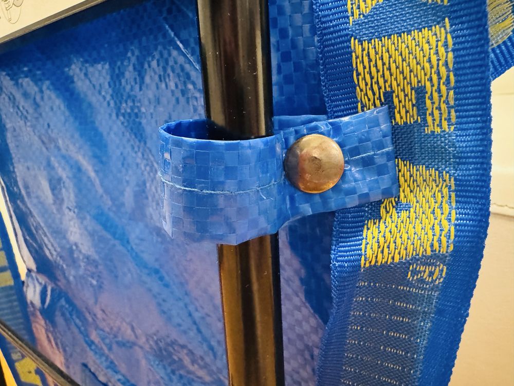 Wozek transportowy Ikea Rullebor wraz z torba Ikea Frakta