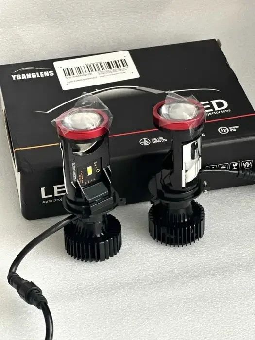 Y7D H4 12-24v BI-LED міні лінзи мини линзы.Оригінал! Гарантія.Комплект