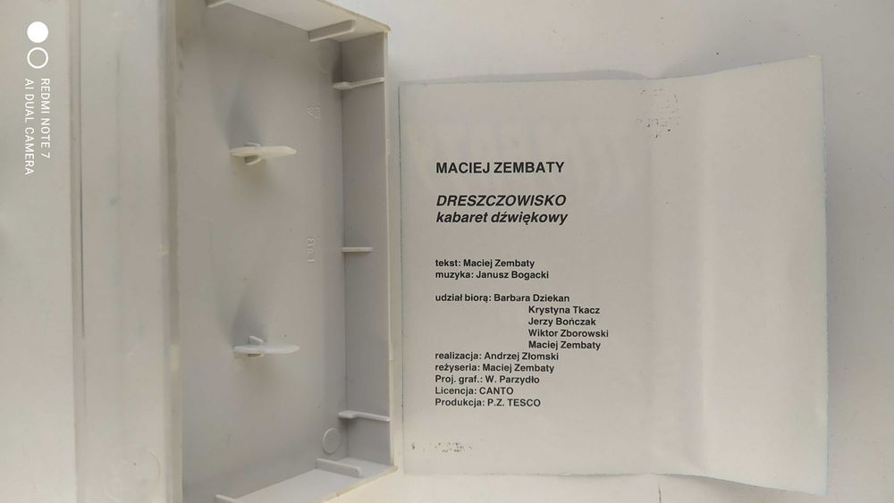 Maciej Zębaty Dreszczowisko Kabaret kaseta unikat