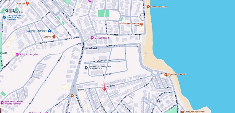 Apartament w Hiszpanii z widokiem na morze 250m. od plaży