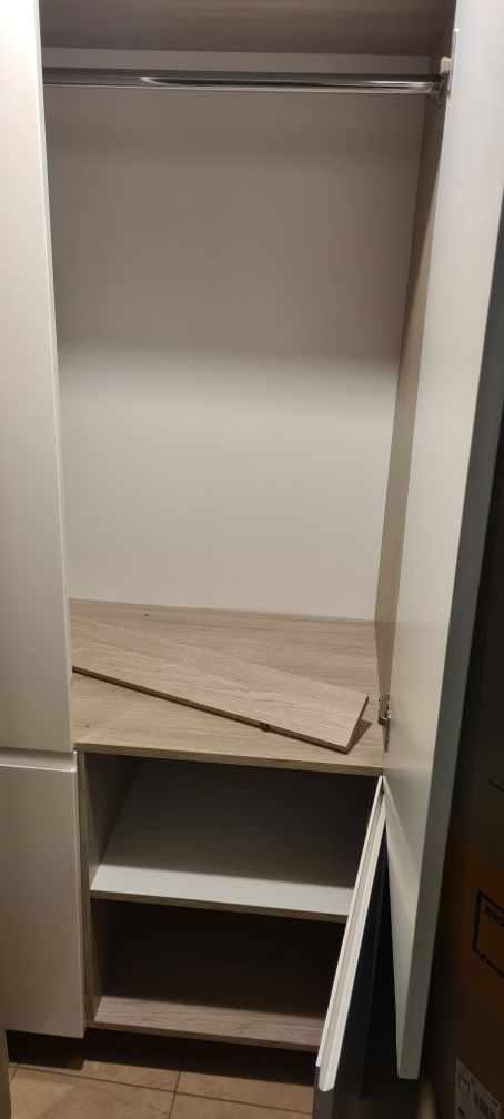 Meble do salonu, komplet lub pojedynczo, kolor biały połysk