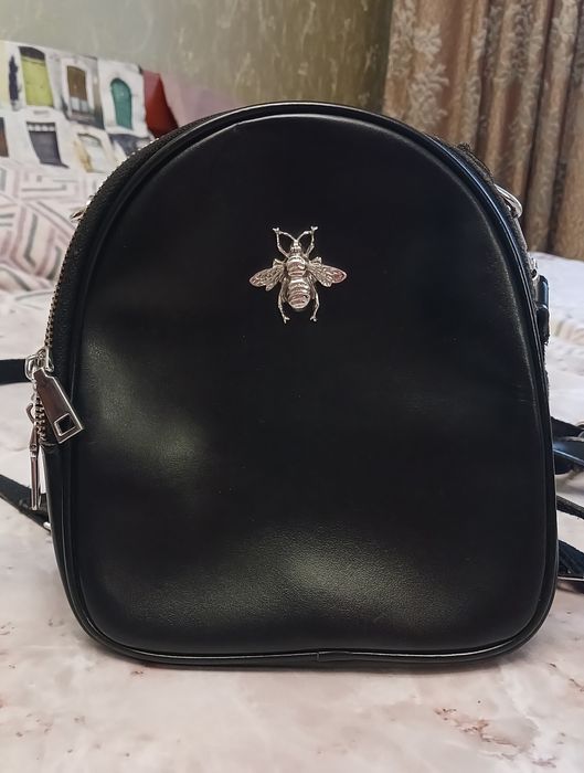 Сумка рюкзак натуральна шкіра