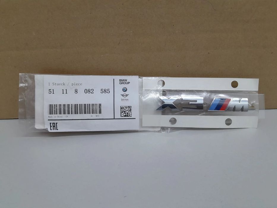 Emblemat X3 M BMW OEM (nr 51118082585)