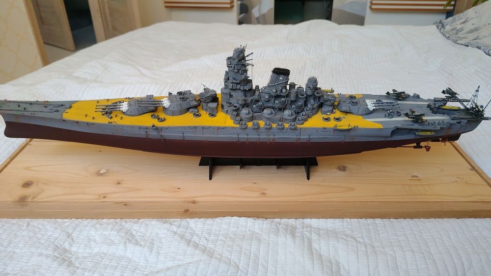 Model okrętu Yamato 1:350