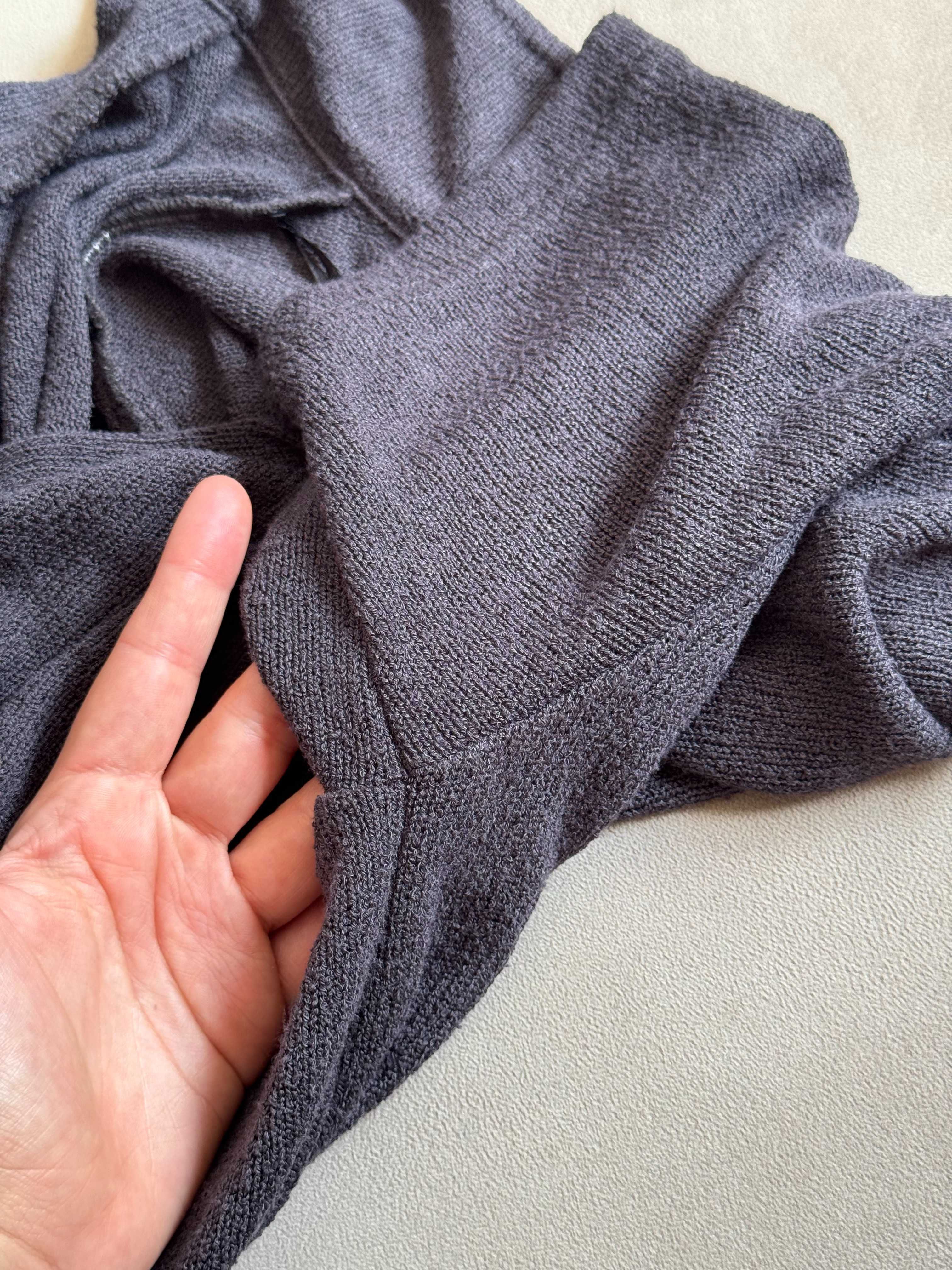 h&m m 38 sukienka koszulowa kołnierzyk sweterkowa sweter szmizjerka
