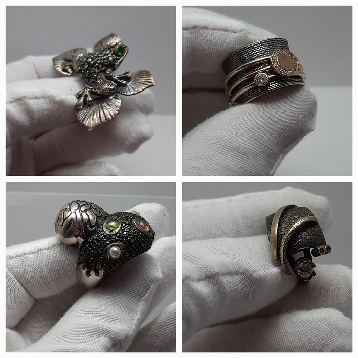 Серебряные кольца
