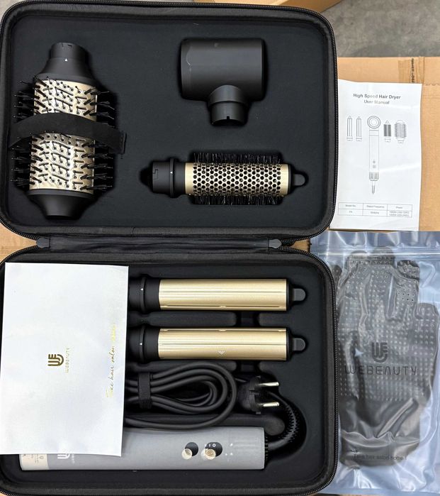 Suszarka lokówka do włosów 5w1 Webeauty 110 000 obr./min z jonizacją