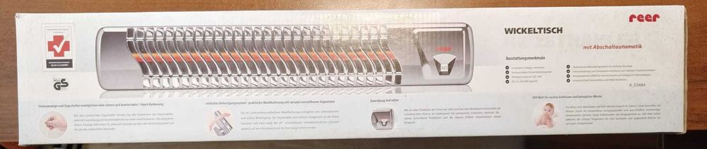 Promiennik grzejnik dla niemowląt 600W Reer