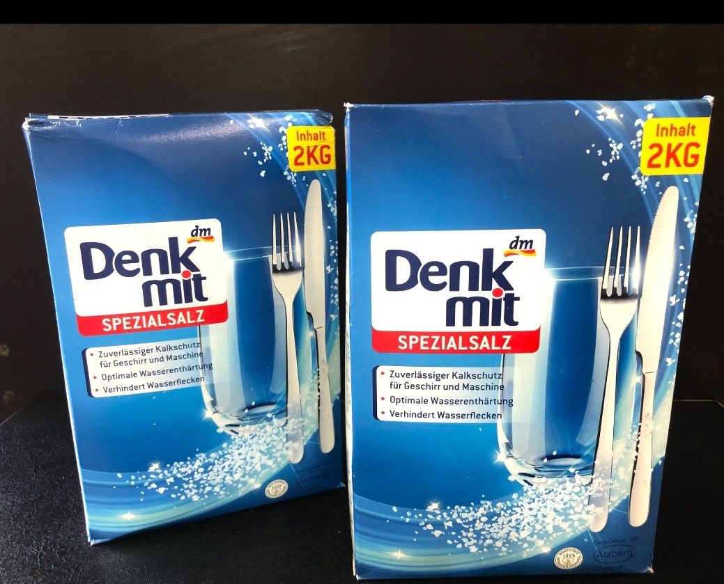 Сіль для посудомийних машин Denkmit 2 кг. Німеччина