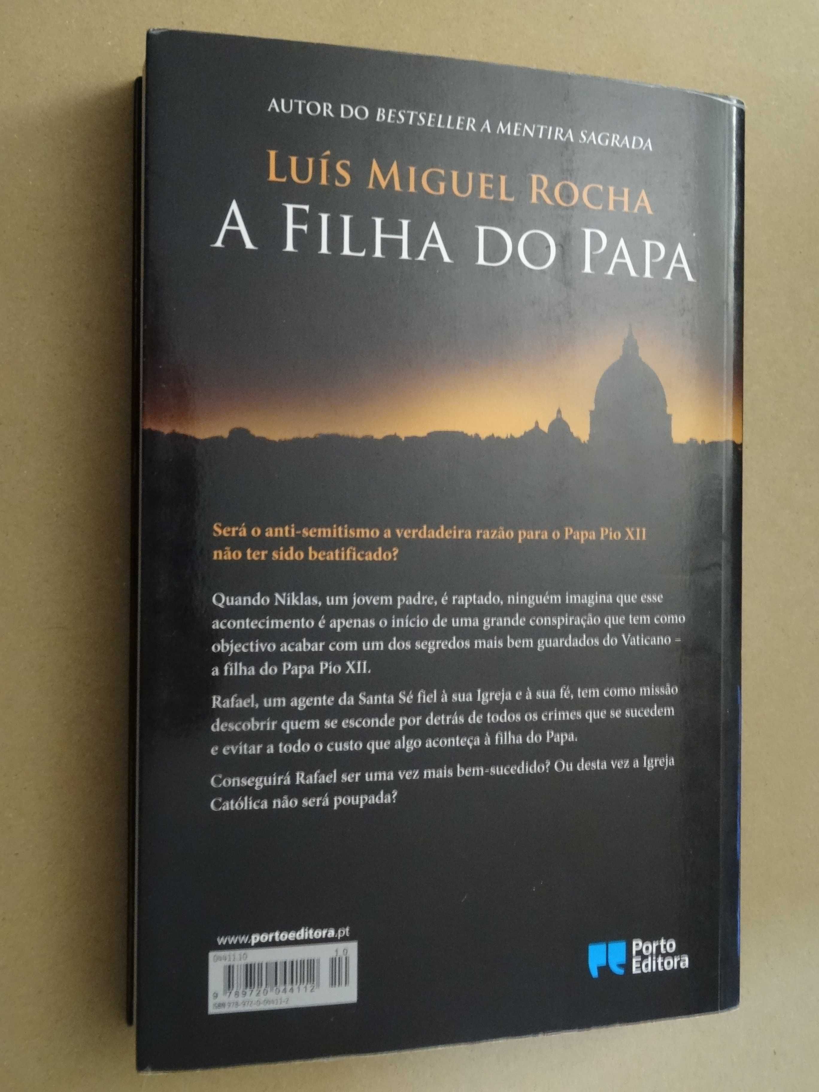 A Filha do Papa de Luís Miguel Rocha - 1ª Edição