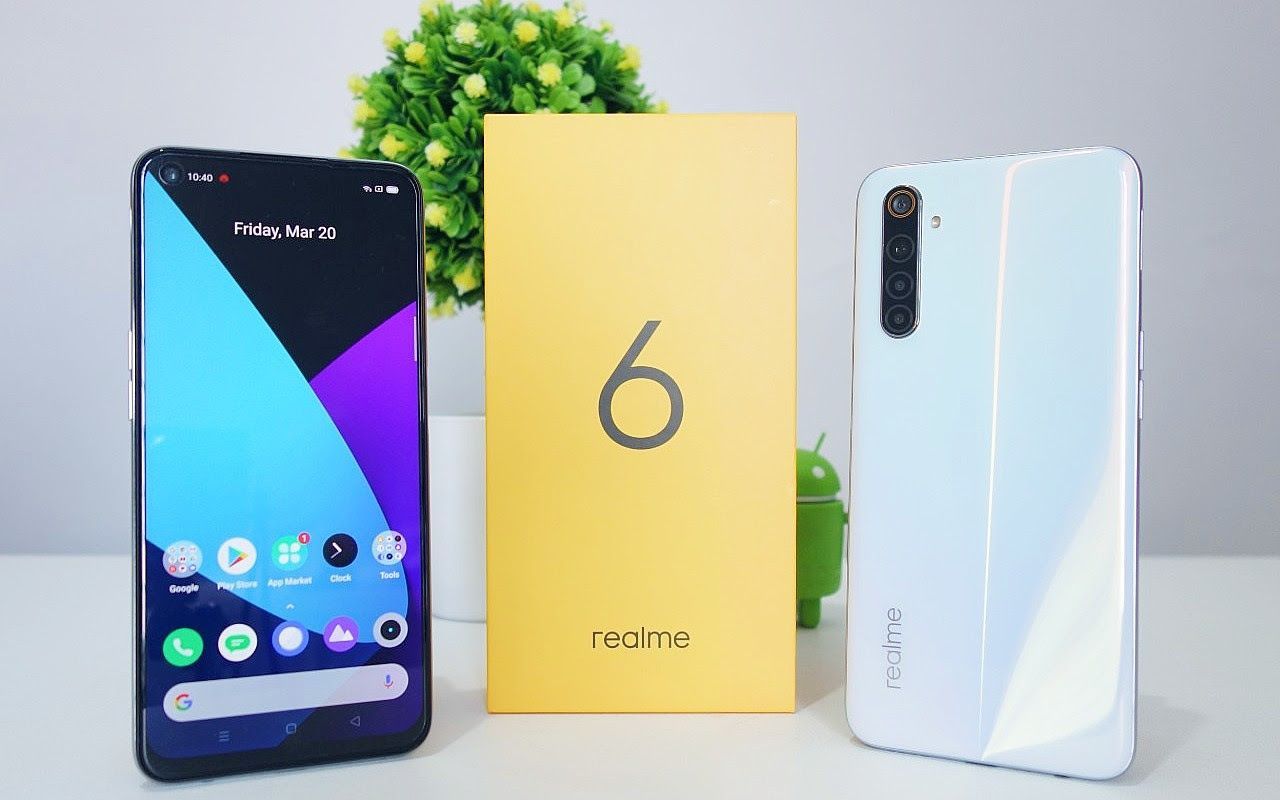 Смартфон Realme 6 4/64 полный комплект