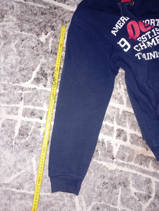 Продам толстовку чоловічу худі синього кольору з капюшоном