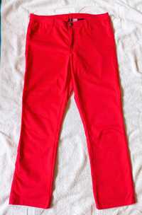 Spodnie. H&M. malinowe. czerwone. letnie. 40.L