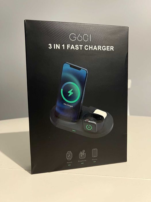 Carregador fast Charger 3 em 1