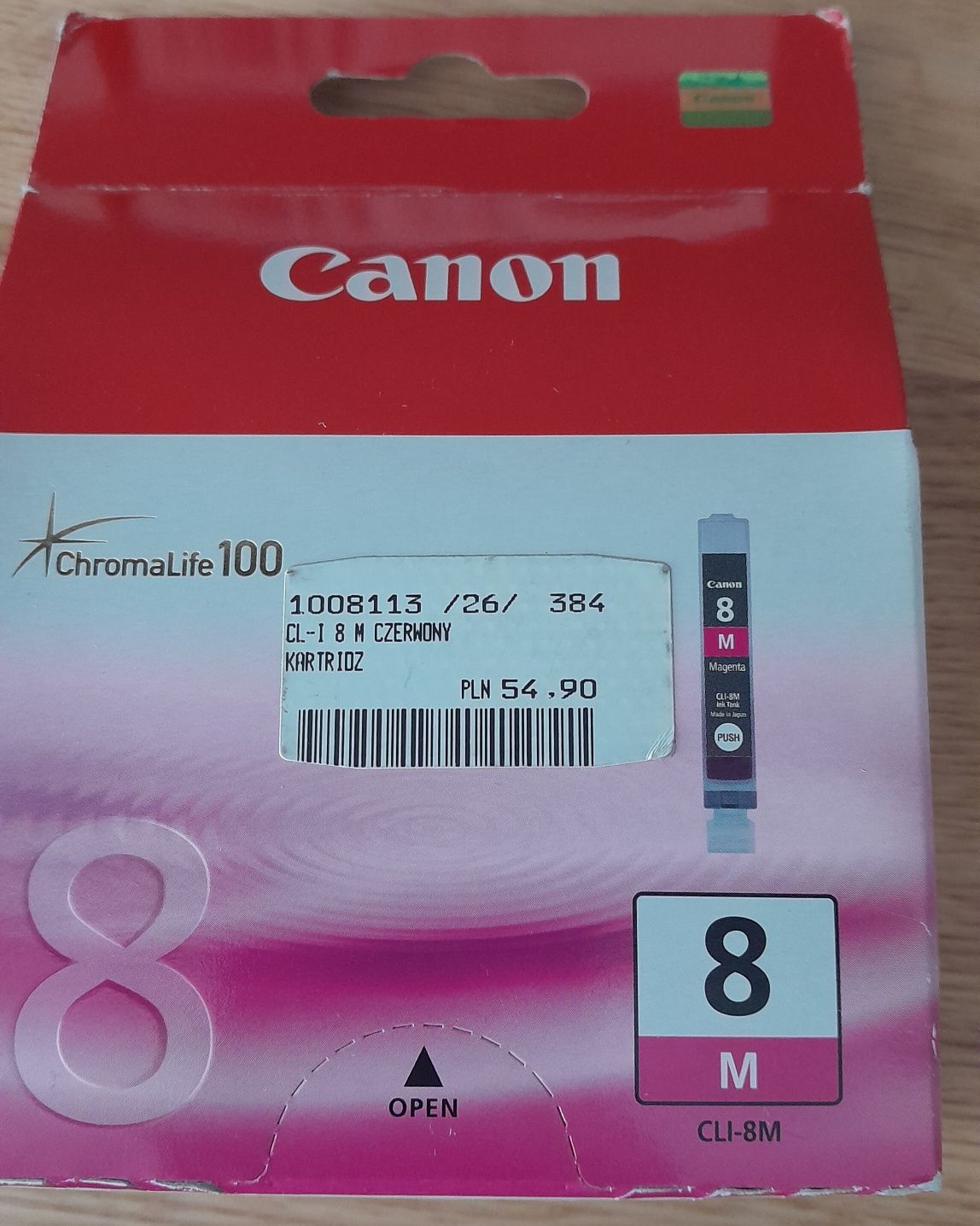 Tusze Canon CLI-8 komplet 4 kolorów