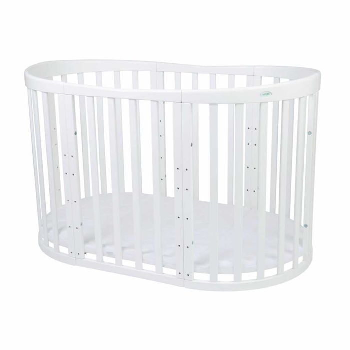 Okrągłe łóżeczko dziecięce Waldin 7w1