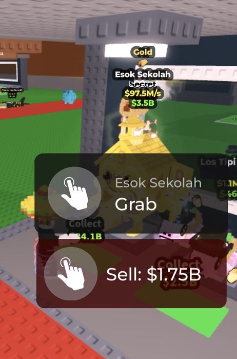 Esok Sekolah 97,5m/s, roblox steal a brainrot